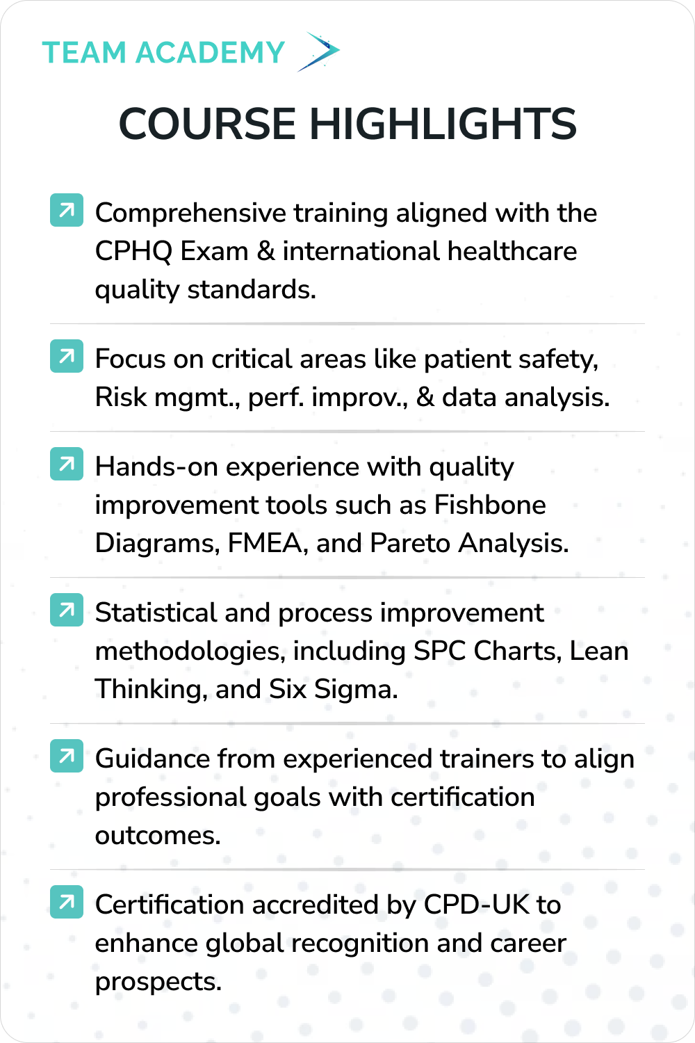 Certified Professional in Healthcare Quality (CPHQ) Training in Oman