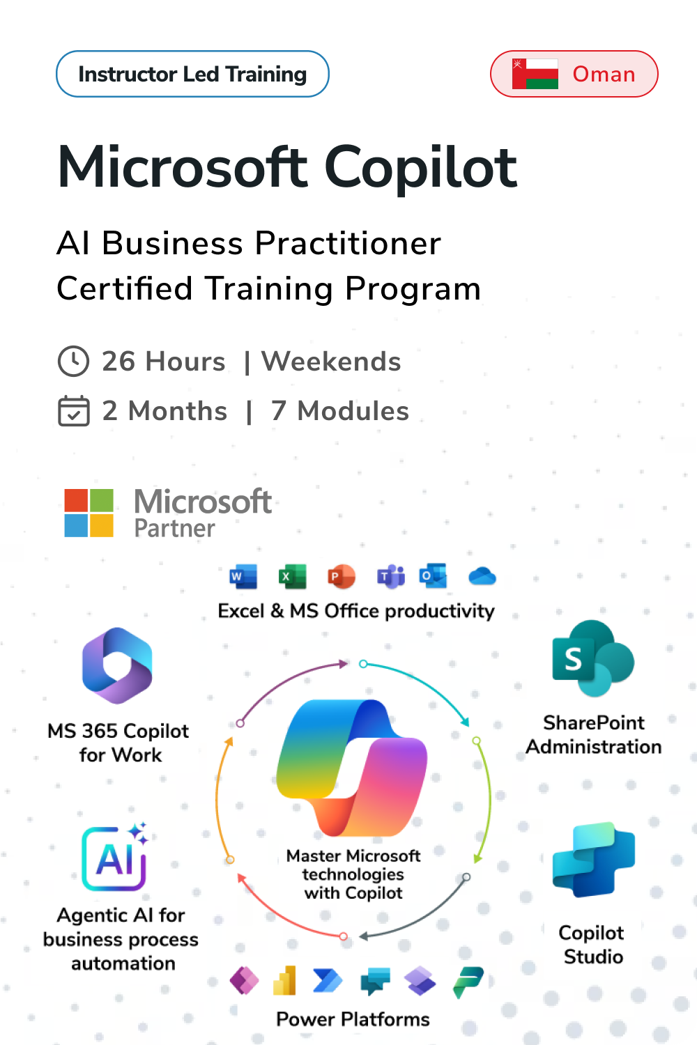 Microsoft Copilot - AI Business Practitioner Certified Training Program in Oman