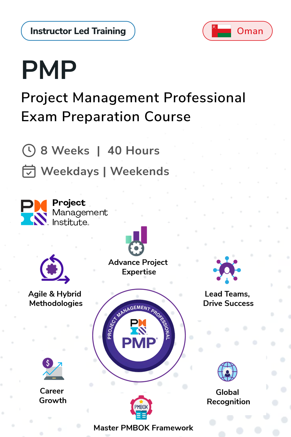 PMP Certification - Project Management Professional Exam Training in Oman